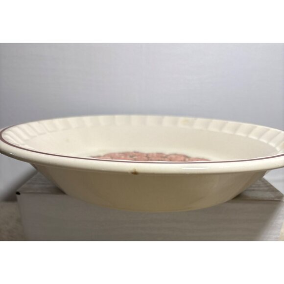 Strawberry Glazed Pie Recipe Pie Plate Ceramic C. E. Springer 10.5 " Korea - Picture 4 of 11